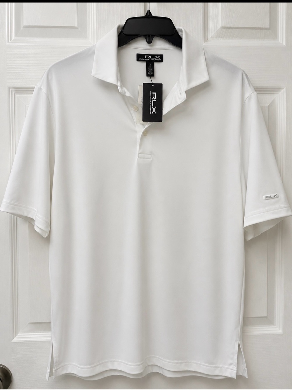 RLX RALF LAUREN  NWT White  Performance Polo Shirt Size XL